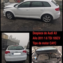 DESPIECE DE AUDI A3 AÑO 2011  - Imagen 1