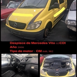 DESPIECE DE MERCEDES VITO 115 CDI - Imagen 1