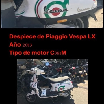 DESPIECE DE PIAGGIO VESPA LX - Imagen 1