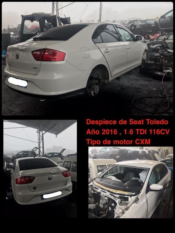 DESPIECE DE SEAT TOLEDO AÑO 2016 - Imagen 1