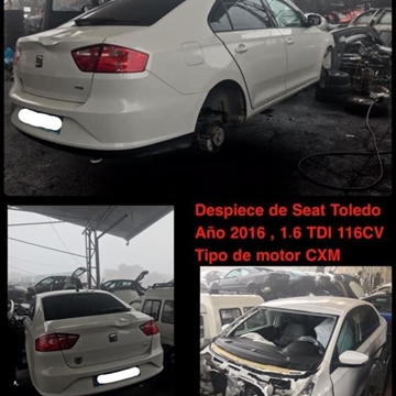 DESPIECE DE SEAT TOLEDO AÑO 2016 - Imagen 1