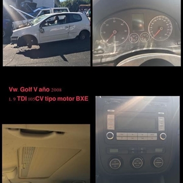 DESPIECE DE VW GOLF V AÑO 2008 - Imagen 1